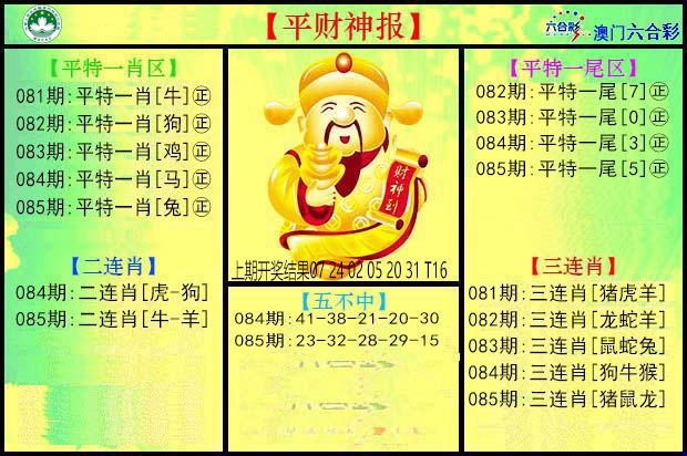 085期平财神[图]
