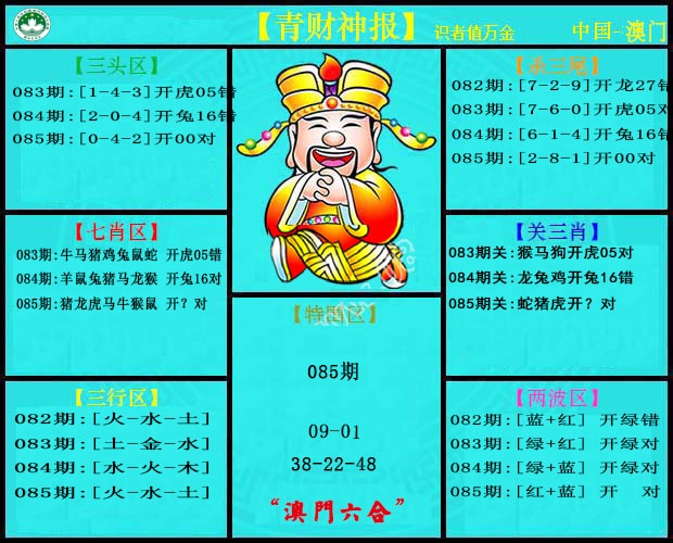 085期青财神[图]